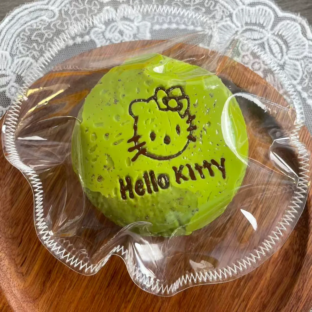 KITTY Matcha Bread Squishy Toy - image 1