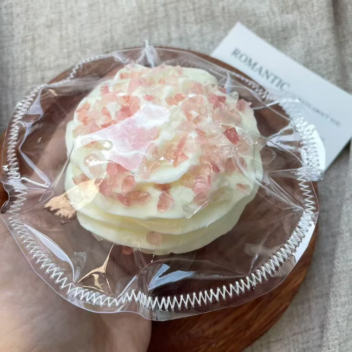 Shaved Ice Cream Tart Squishy Toy - image 1