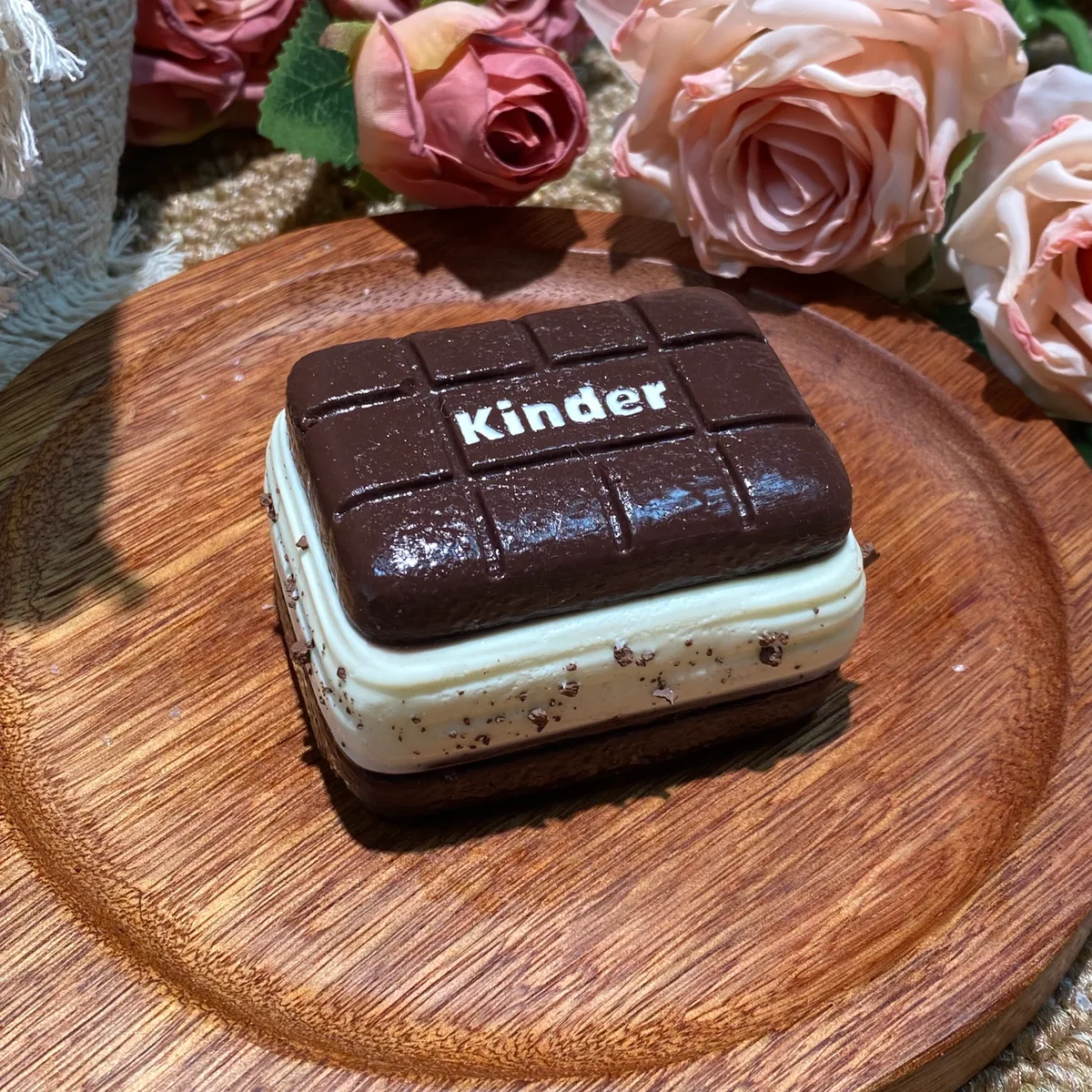 kinder Cream Filled Cookie Squishy Toy - image 1