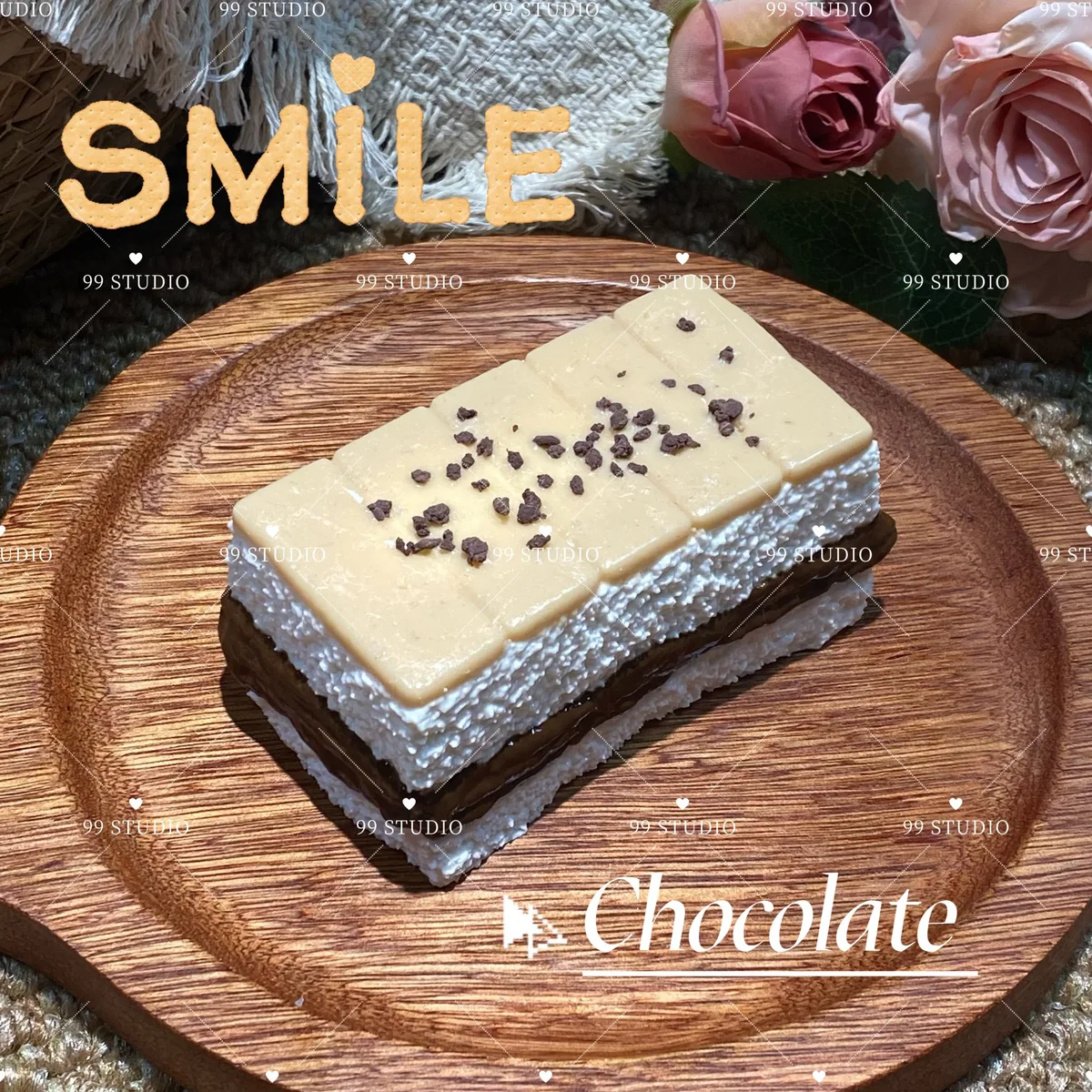 Chocolate Sponge Cake Squishy Toy - image 1
