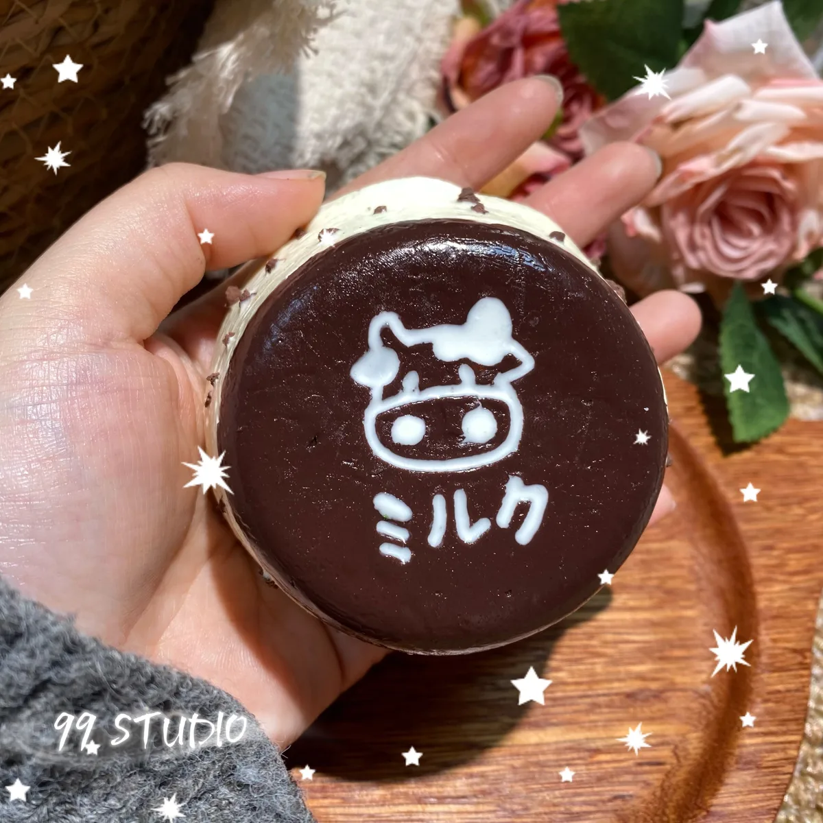 Big Chocolate Milk Pudding Squishy Toy - image 1