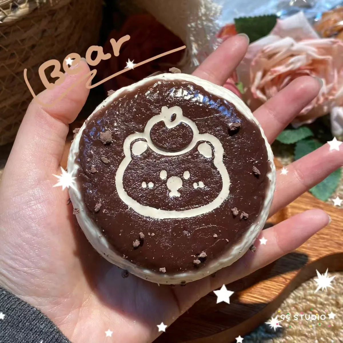 Chocolate Bear Souffle Squishy Toy - image 1
