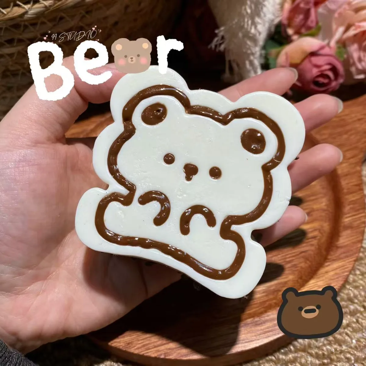 Bear Cream Cake Squishy Toy - image 1
