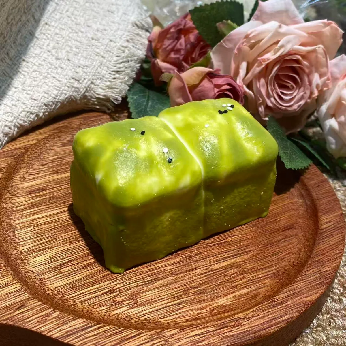 Big Matcha Twin Toast Squishy Toy - image 1