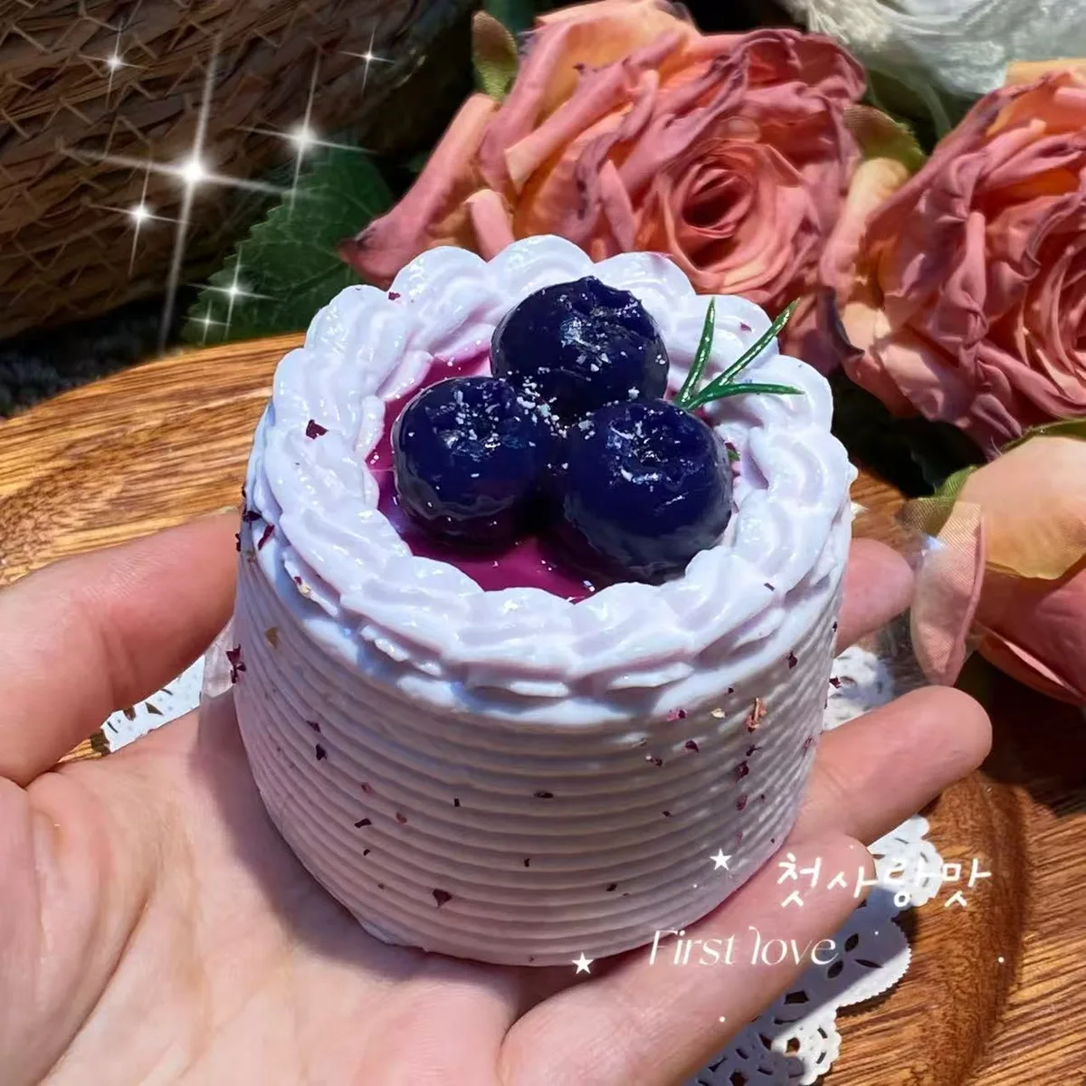 Blueberry Cream Cake Squishy Toy - image 1