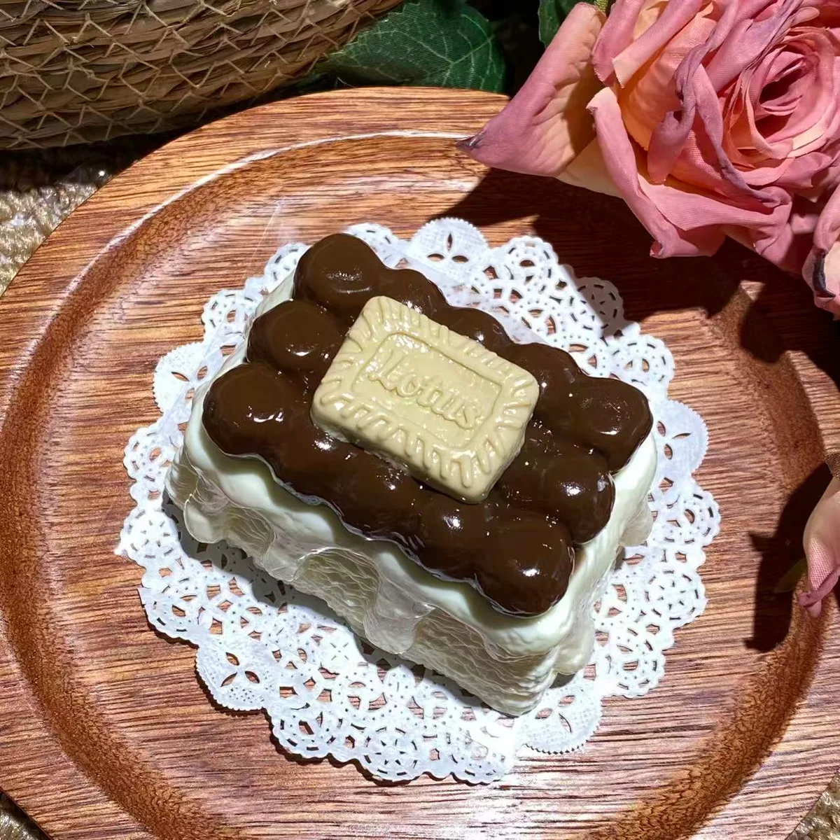 Lotus Chocolate Mille Crepe Squishy Toy - image 1