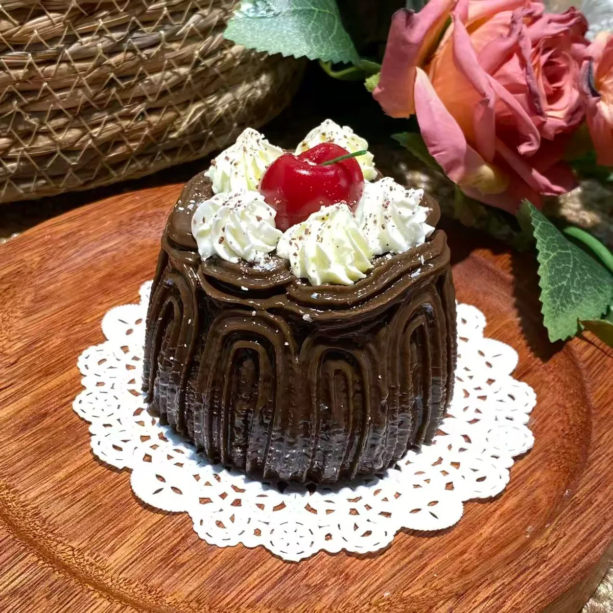 Cherry Chocolate Cake Squishy Toy - image 1