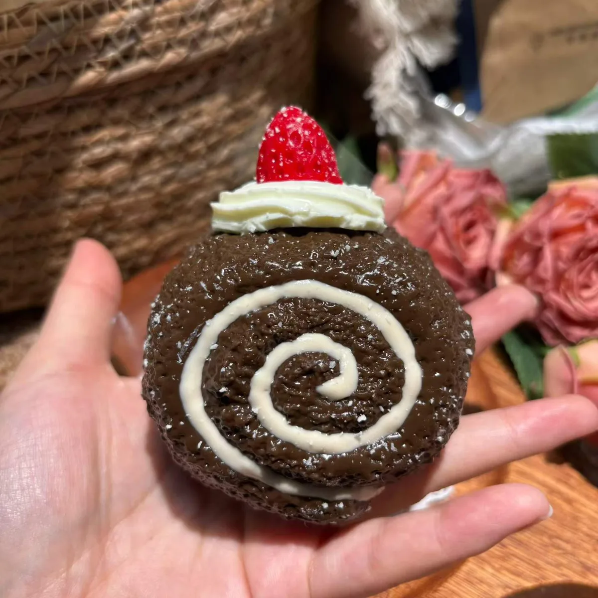 Strawberry Cream Dream Roll Squishy Toy - image 1