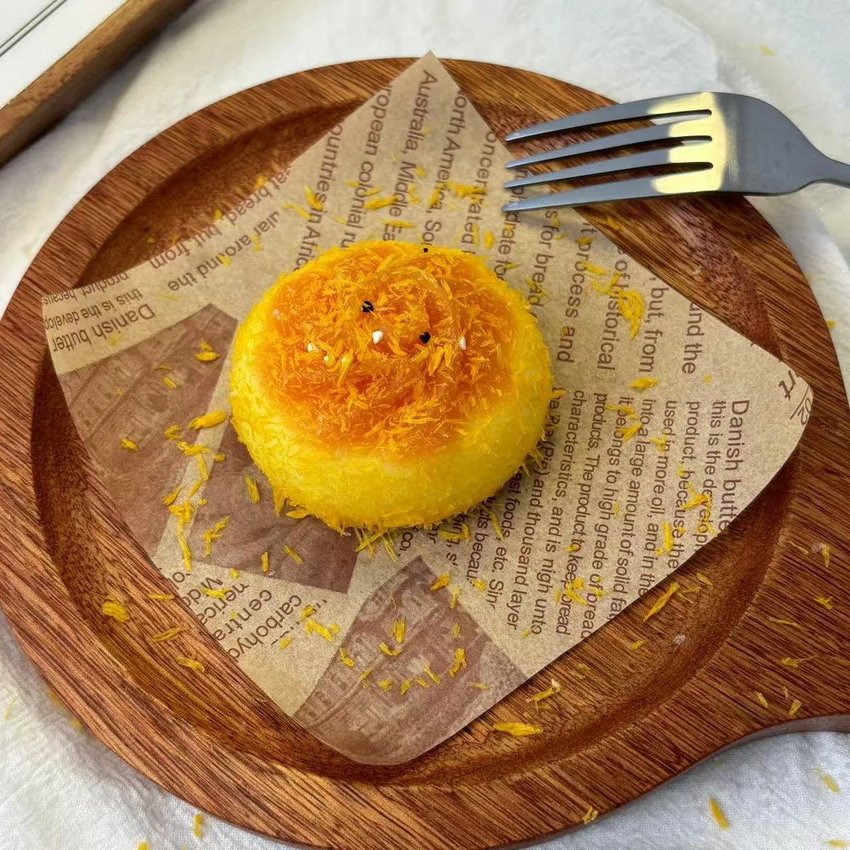Fried Pan-Fried Bun Squishy Toy