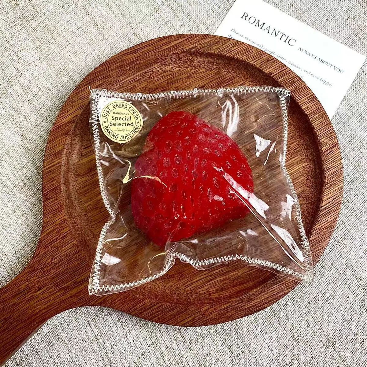 Big Strawberry Squishy Toy