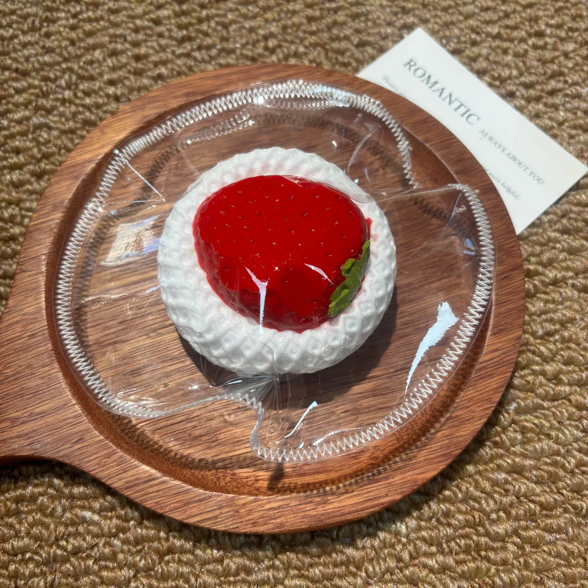Foam Strawberry Squishy Toy - image 1