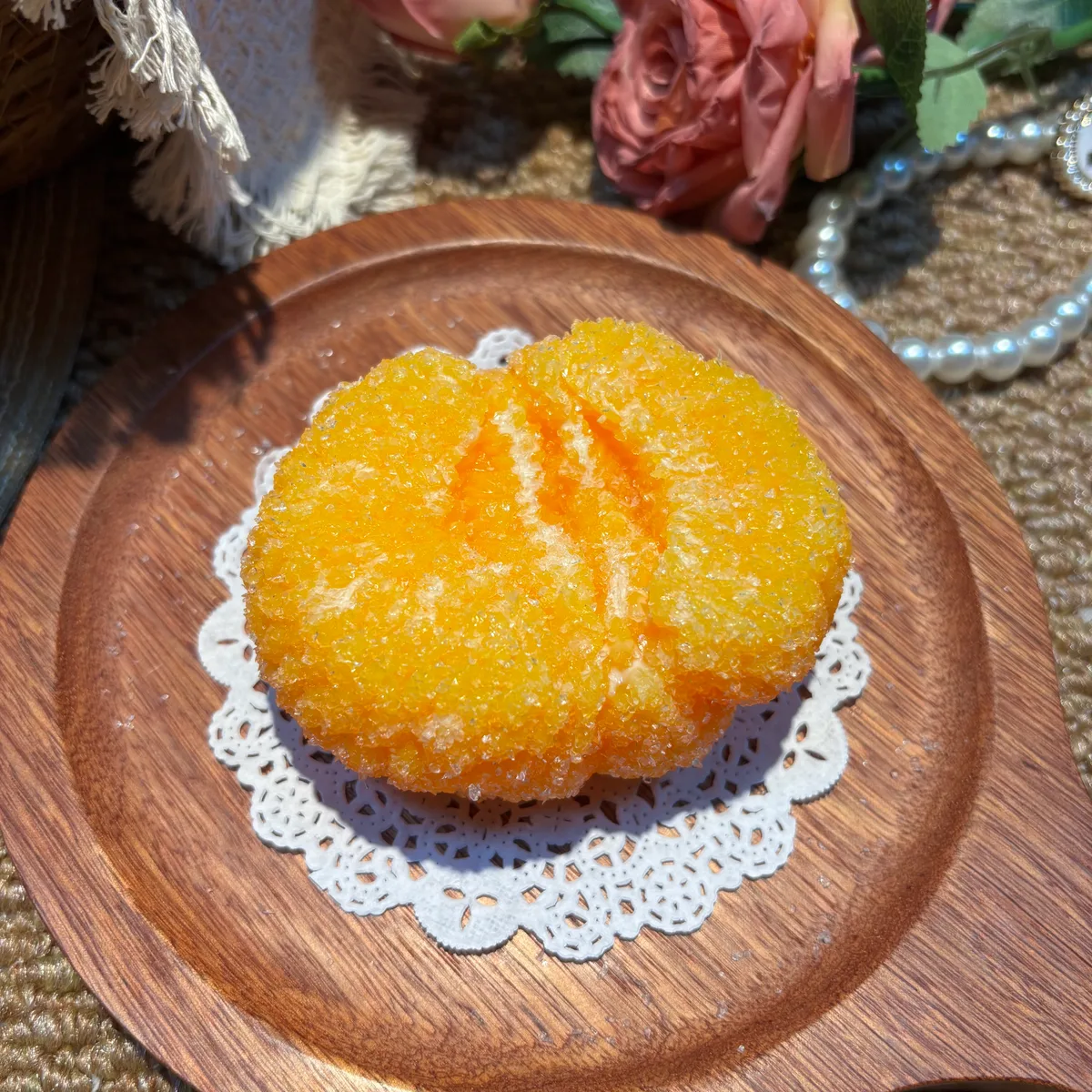 Big Tangerine Segments Squishy Toy - image 1
