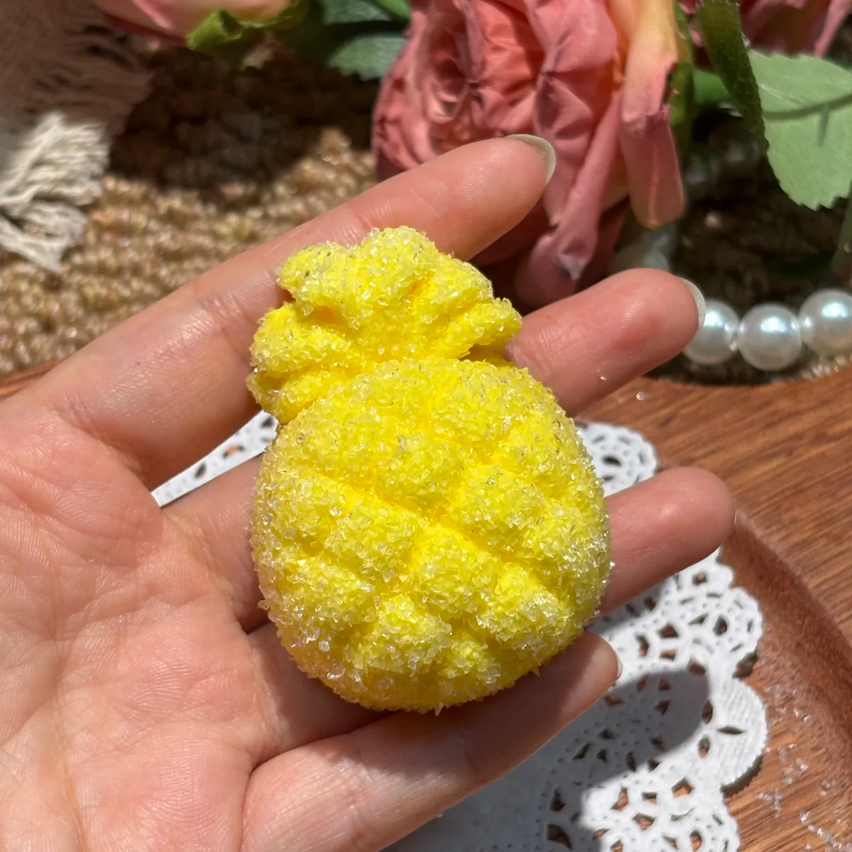 Mini Pineapple Squishy Toy - image 1