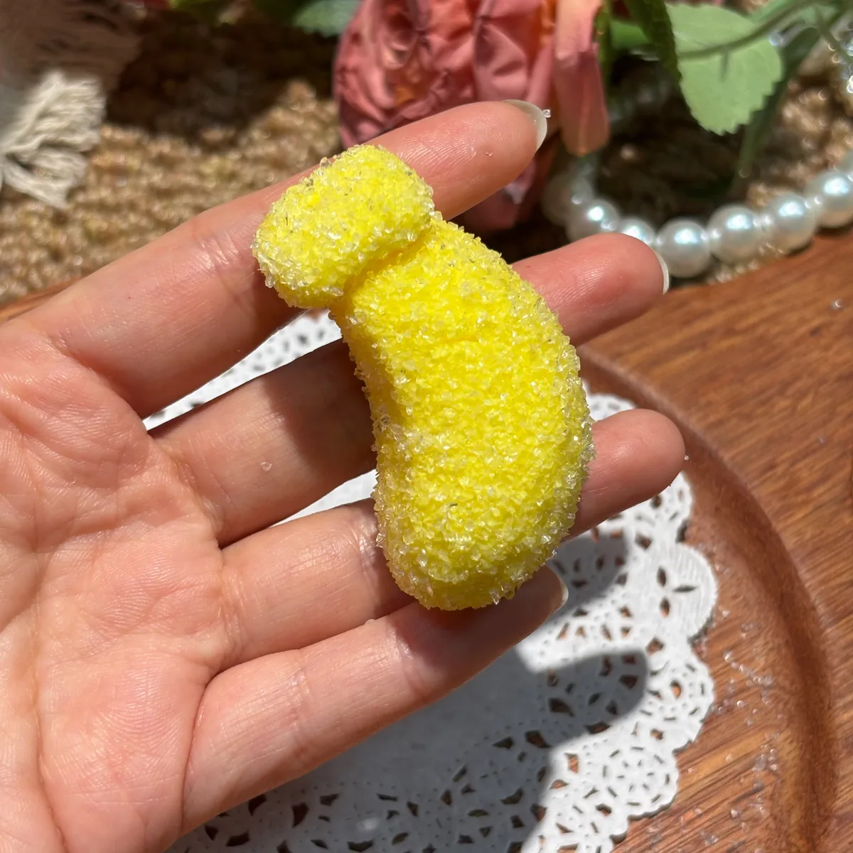 Mini Yellow Banana Squishy Toy - image 1