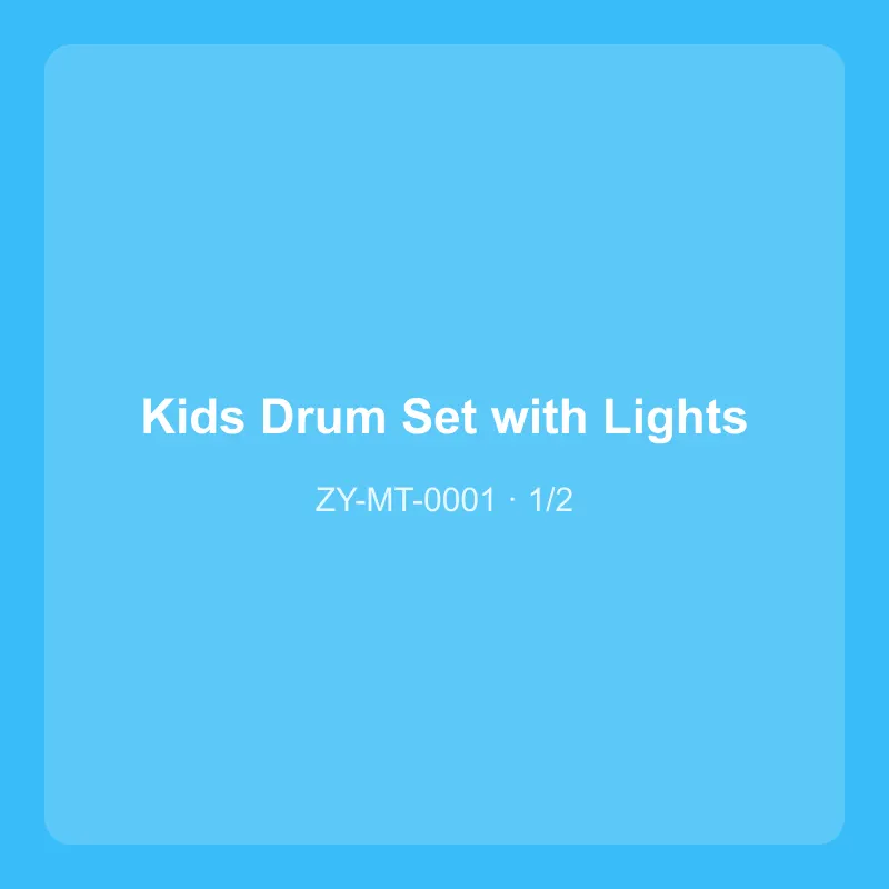 Kids Drum Set with Lights