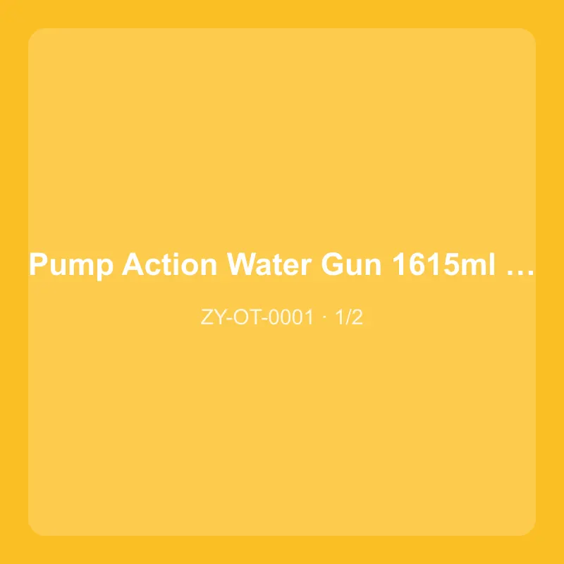 Pump Action Water Gun 1615ml Summer Toy